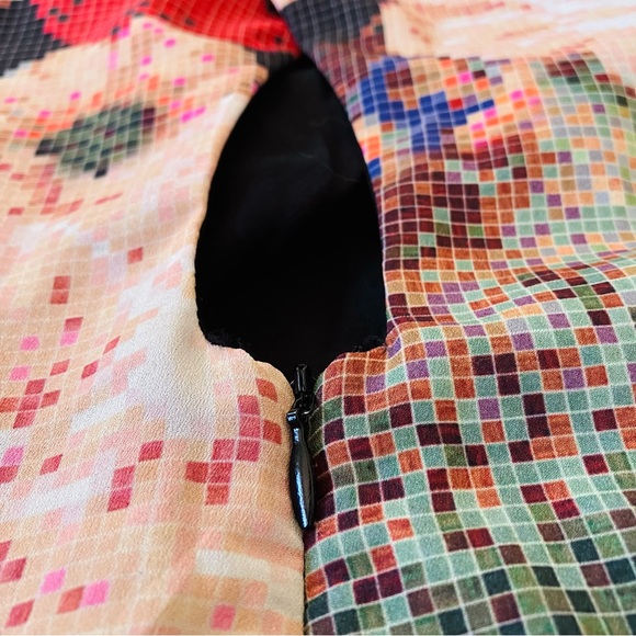 Anthropologie Ranna Gill Fanned Vignette Embroidered Shift Dress Size 10 EUC - Picture 7 of 9